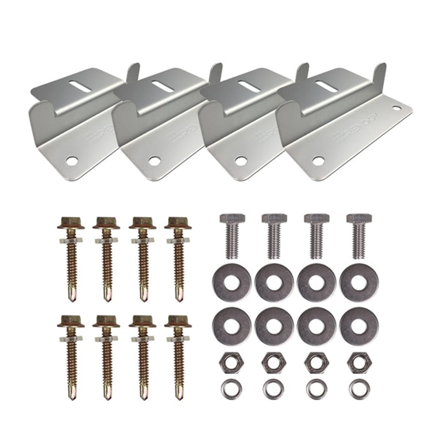 Solar Panel Mounting Brackets (Z-Bracket) Set of 4