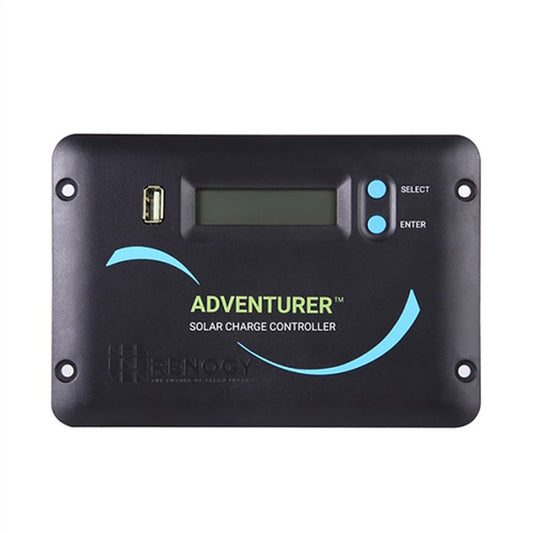 Adventurer Li 30A PWM Flush Mount Charge Controller w/ LCD